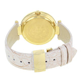 Buy Shop Versace Olympo Quartz White Dial Beige Leather Strap Watch for Women - VAN050016 USA Online