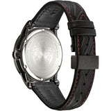 Buy Shop Versace Palazzo Empire Black Dial Black Leather Strap Watch for Men - VERD00218 USA Online