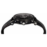 Buy Shop Versace Palazzo Empire Black Dial Black Leather Strap Watch for Men - VERD00218 USA Online