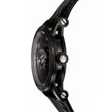 Buy Shop Versace Palazzo Empire Black Dial Black Leather Strap Watch for Men - VERD00218 USA Online