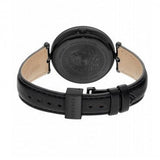 Buy Shop Versace Palazzo Empire Black Dial Black Leather Strap Watch for Women - VCO050017 USA Online