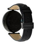 Buy Shop Versace Palazzo Empire Black Dial Black Leather Strap Watch for Women - VCO050017 USA Online