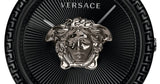 Buy Shop Versace Palazzo Empire Black Dial Black Leather Strap Watch for Women - VCO050017 USA Online
