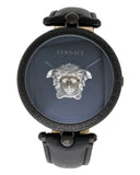 Buy Shop Versace Palazzo Empire Black Dial Black Leather Strap Watch for Women - VCO050017 USA Online