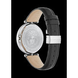 Buy Shop Versace Palazzo Empire Black Dial Black Leather Strap Watch for Women - VCO060017 USA Online