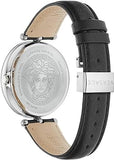 Buy Shop Versace Palazzo Empire Black Dial Black Leather Strap Watch for Women - VCO060017 USA Online
