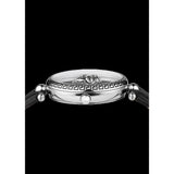 Buy Shop Versace Palazzo Empire Black Dial Black Leather Strap Watch for Women - VCO060017 USA Online