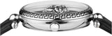Buy Shop Versace Palazzo Empire Black Dial Black Leather Strap Watch for Women - VCO060017 USA Online
