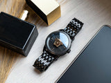 Buy Shop Versace Palazzo Empire Black Dial Black Steel Strap Watch for Men - VERD00518 USA Online