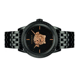 Buy Shop Versace Palazzo Empire Black Dial Black Steel Strap Watch for Men - VERD00518 USA Online