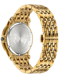 Buy Shop Versace Palazzo Empire Black Dial Gold Steel Strap Watch for Men - VERD00818 USA Online