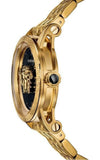 Buy Shop Versace Palazzo Empire Black Dial Gold Steel Strap Watch for Men - VERD00818 USA Online