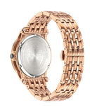 Buy Shop Versace Palazzo Empire Black Dial Rose Gold Steel Strap Watch for Men - VERD00718 USA Online