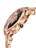 Buy Shop Versace Palazzo Empire Black Dial Rose Gold Steel Strap Watch for Men - VERD00718 USA Online