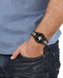 Buy Shop Versace Palazzo Empire Black Dial Two Tone Steel Strap Watch for Men - VERD00618 USA Online
