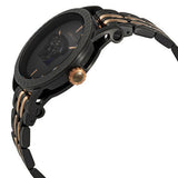 Buy Shop Versace Palazzo Empire Black Dial Two Tone Steel Strap Watch for Men - VERD00618 USA Online