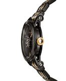 Buy Shop Versace Palazzo Empire Black Dial Two Tone Steel Strap Watch for Men - VERD01119 USA Online
