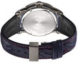 Buy Shop Versace Palazzo Empire Blue Dial Blue Leather Strap Watch for Men - VERD00118 USA Online