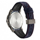 Buy Shop Versace Palazzo Empire Blue Dial Blue Leather Strap Watch for Men - VERD00118 USA Online