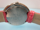 Buy Shop Versace Palazzo Empire Blue Dial Blue & Red Leather Strap Watch for Women - VCO070017 USA Online