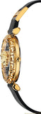 Buy Shop Versace Palazzo Empire Greca Black Dial Black Leather Strap Watch for Women - VEDV00119 USA Online