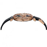 Buy Shop Versace Palazzo Empire Greca Black Dial Black Leather Strap Watch for Women - VEDV00719 USA Online