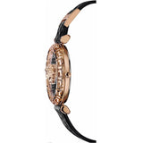 Buy Shop Versace Palazzo Empire Greca Black Dial Black Leather Strap Watch for Women - VEDV00719 USA Online