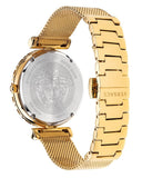Buy Shop Versace Palazzo Empire Greca Green Dial Gold Mesh Bracelet Watch for Women - VEDV00819 USA Online