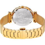 Buy Shop Versace Palazzo Empire Greca Green Dial Gold Mesh Bracelet Watch for Women - VEDV00819 USA Online