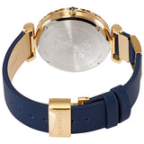 Buy Shop Versace Palazzo Empire Greca Quartz Blue Dial Blue Leather Strap Watch for Women - VEDV00219 USA Online