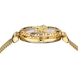 Buy Shop Versace Palazzo Empire Greca White Dial Gold Mesh Bracelet Watch for Women - VEDV00619 USA Online