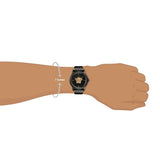 Buy Shop Versace Palazzo Empire Quartz Black Dial Black Steel Strap Watch For Men - VEDB00518 USA Online