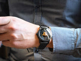 Buy Shop Versace Palazzo Empire Quartz Black Dial Black Steel Strap Watch For Men - VEDB00518 USA Online