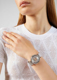 Buy Shop Versace Palazzo Empire Silver Dial Silver Mesh Bracelet Watch for Women - VEDV00419 USA Online