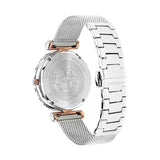 Buy Shop Versace Palazzo Empire Silver Dial Silver Mesh Bracelet Watch for Women - VEDV00419 USA Online