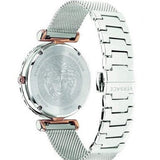 Buy Shop Versace Palazzo Empire Silver Dial Silver Mesh Bracelet Watch for Women - VEDV00419 USA Online