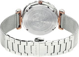 Buy Shop Versace Palazzo Empire Silver Dial Silver Mesh Bracelet Watch for Women - VEDV00419 USA Online
