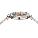 Buy Shop Versace Palazzo Empire Silver Dial Silver Mesh Bracelet Watch for Women - VEDV00419 USA Online