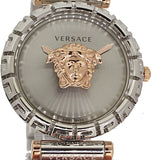 Buy Shop Versace Palazzo Empire Silver Dial Silver Mesh Bracelet Watch for Women - VEDV00419 USA Online