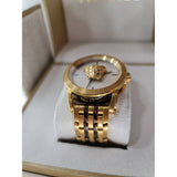 Buy Shop Versace Palazzo Empire White Dial Two Tone Steel Strap Watch for Men - VERD00418 USA Online