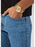Buy Shop Versace Palazzo Empire White Dial Two Tone Steel Strap Watch for Men - VERD00418 USA Online