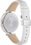 Buy Shop Versace Palazzo Empire White Dial White Leather Strap Watch for Women - VCO010017 USA Online