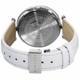 Buy Shop Versace Palazzo Empire White Dial White Leather Strap Watch for Women - VCO010017 USA Online