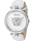 Buy Shop Versace Palazzo Empire White Dial White Leather Strap Watch for Women - VCO010017 USA Online