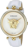Buy Shop Versace Palazzo Empire White Dial White Leather Strap Watch for Women - VCO040017 USA Online