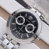 Buy Shop Versace Quartz Black Dial Silver Steel Strap Watch For Men - VBR080018 USA Online