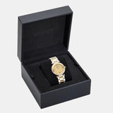 Buy Shop Versace Reve Analog Gold Dial Two Tone Steel Strap Watch for Women - VE8B00324 USA Online
