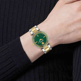 Buy Shop Versace Reve Analog Green Dial Two Tone Steel Strap Watch for Women - VE8B00524 USA Online