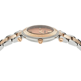 Buy Shop Versace Reve Analog Rose Gold Dial Two Tone Steel Strap Watch for Women - VE8B00424 USA Online