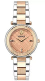 Buy Shop Versace Reve Analog Rose Gold Dial Two Tone Steel Strap Watch for Women - VE8B00424 USA Online